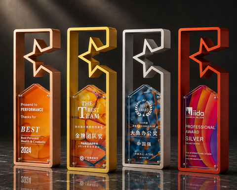 Colour Window Vertical Acrylic Award - custom acrylic awards with your logo